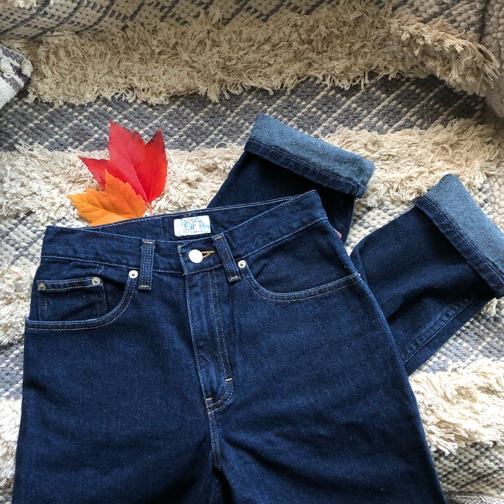 Vintage style high waisted jeans